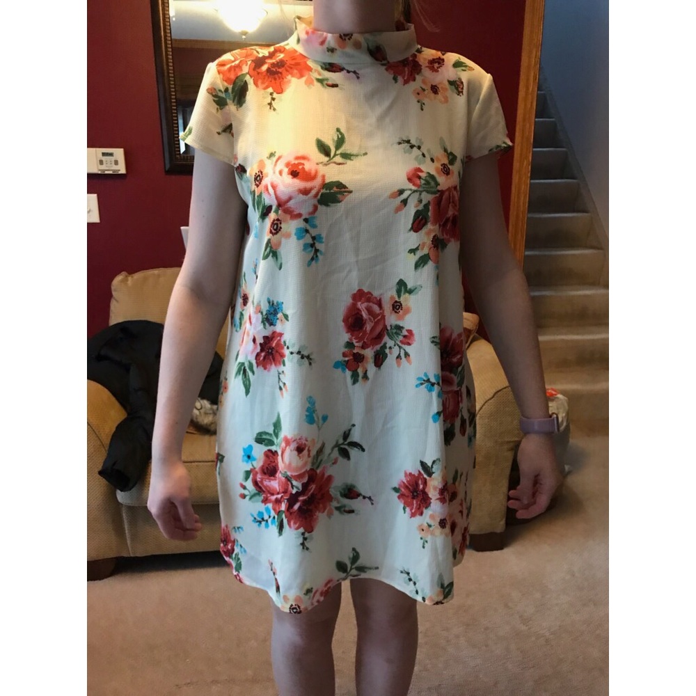 Floral printed dress